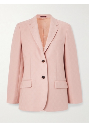 Gucci - Wool-jacquard Blazer - Pink - IT38,IT40,IT42,IT44