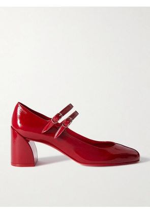 Christian Louboutin - Miss Jane 55 Patent-leather Pumps - Red - IT35,IT36,IT36.5,IT37,IT37.5,IT38,IT38.5,IT39,IT39.5,IT40,IT40.5,IT41,IT41.5,IT42