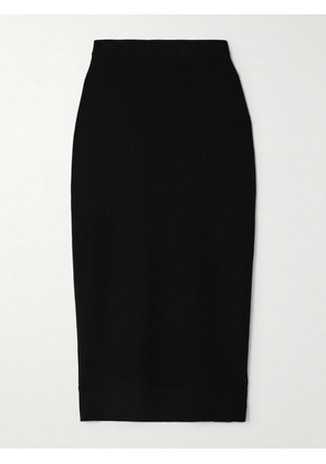 SAINT LAURENT - Wool Midi Skirt - Black - XS,S,M,L