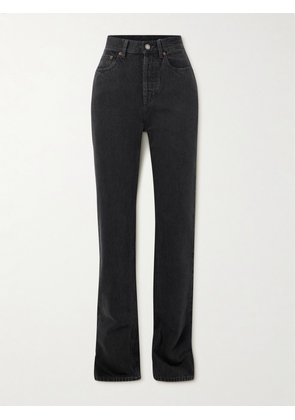SAINT LAURENT - Mid-rise Slim-leg Jeans - Black - 24,25,26,27,28,29,30,31,32