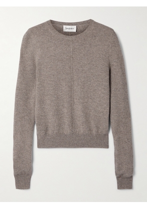 SAINT LAURENT - Cashmere Sweater - Brown - XS,S,M,L