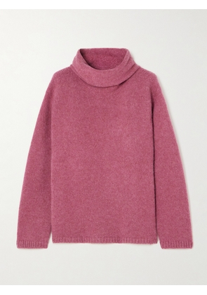 The Elder Statesman - Cashmere Turtleneck Sweater - Pink - x small,small,medium,large