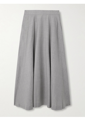 SASUPHI - Lauren Frayed Wool Maxi Skirt - Gray - IT36,IT38,IT40,IT42,IT44,IT46