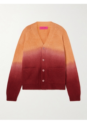 The Elder Statesman - Nora Lite Tie-dyed Cotton Cardigan - Red - x small,small,medium,large