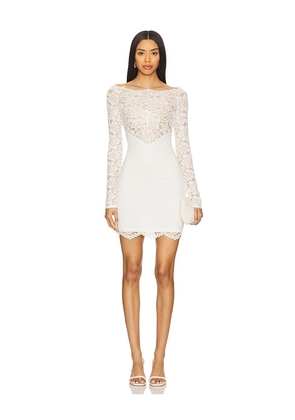 House of Harlow 1960 x REVOLVE Romy Mini Dress in White. Size M, S, XL, XS, XXS.