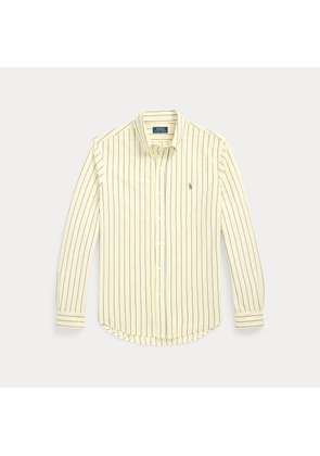 Striped Knit Oxford Shirt
