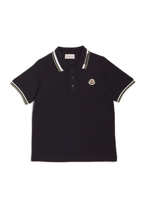 Moncler Enfant Cotton Striped Polo Shirt