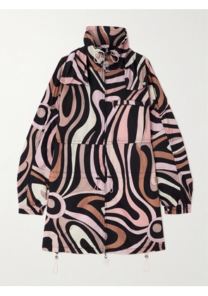 PUCCI - Printed Taffeta Jacket - Black - IT38,IT40,IT42,IT44,IT46