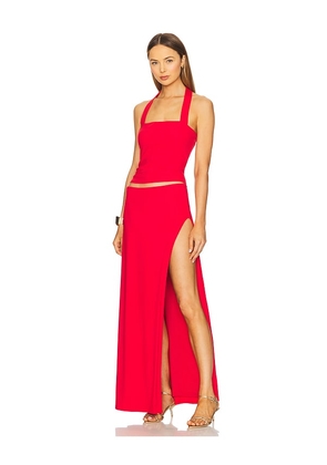 superdown Normi Skirt Set in Red. Size L. Also in M, S, XL, XS.