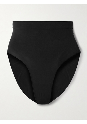 SKIMS - Seamless Sculpt Mid Waist Briefs - Onyx - Black - XXS,2XL