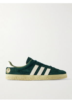 adidas Originals - Roelee SPZL Leather-Trimmed Suede Sneakers - Men - Green - UK 5