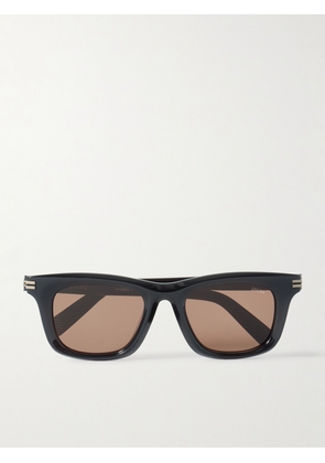 Zegna - Square-Frame Acetate Sunglasses - Men - Black