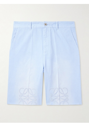 LOEWE - Paula's Ibiza Straight-Leg Cotton-Twill Shorts - Men - Blue - IT 46