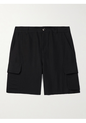 LOEWE - Paula's Ibiza Straight-Leg Canvas Shorts - Men - Black - IT 46