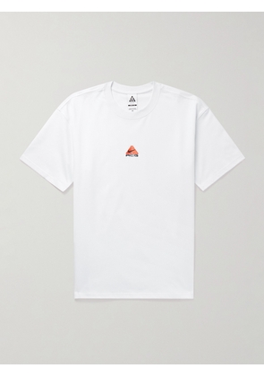 Nike - ACG Logo-Embroidered Dri-FIT T-Shirt - Men - White - XS