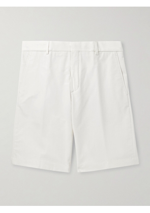 Loro Piana - Jarno Straight-Leg Stretch-Cotton Bermuda Shorts - Men - White - IT 46