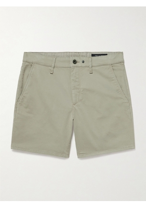 Rag & Bone - Straight-Leg Cotton-Blend Shorts - Men - Green - UK/US 28