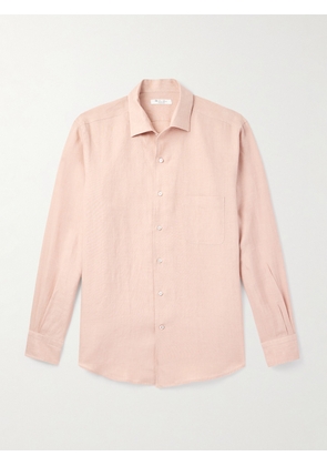 Loro Piana - André Linen Shirt - Men - Pink - S