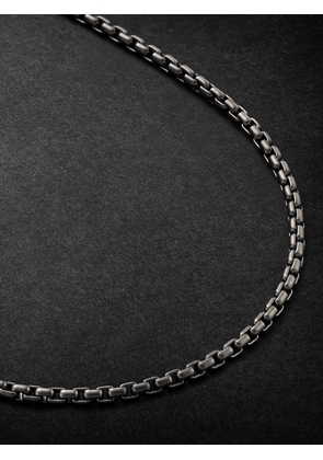 John Hardy - Rhodium-Plated Box Chain Necklace - Men - Silver