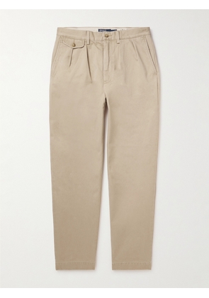 Polo Ralph Lauren - Whitman Straight-Leg Cotton-Blend Twill Chinos - Men - Neutrals - UK/US 29
