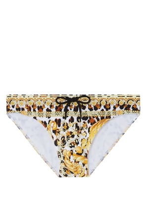 Versace Wild Barocco swim briefs - Yellow