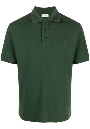 Saint Laurent short-sleeve polo shirt - Green