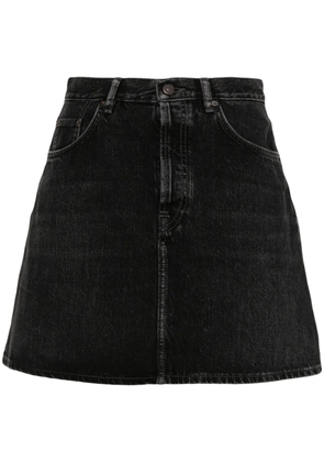Acne Studios denim mini skirt - Black