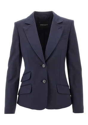 Emporio Armani single-breasted blazer - Blue