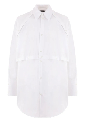 FEDERICO CINA layered cotton shirt - White