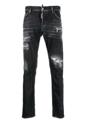 DSQUARED2 ripped-detail skinny jeans - Black