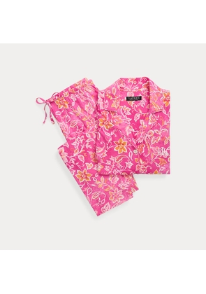 Floral Jersey Cropped Sleep Set