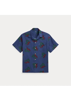 Classic Fit P-Wing Camp Shirt