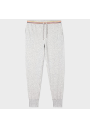 Paul Smith Grey Cotton 'Artist Stripe' Lounge Pants