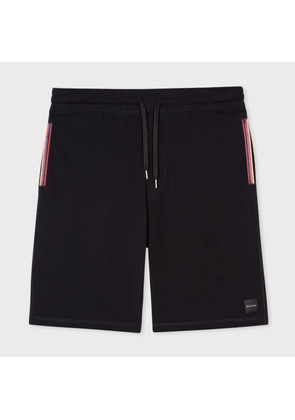 Paul Smith Black Jersey Cotton Lounge Shorts