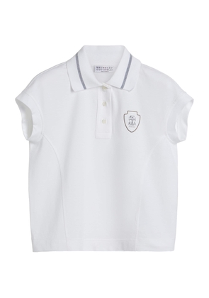 Brunello Cucinelli Cotton Logo Polo Shirt
