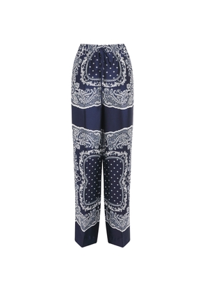 Sandro Paris Paisley Print Trousers