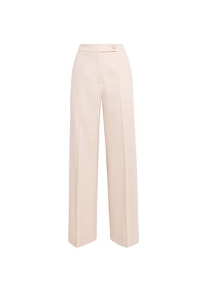 Colombo Silk-Cashmere Wide-Leg Trousers