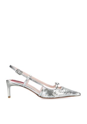 Roger Vivier Mini Buckle Slingback Heels 55
