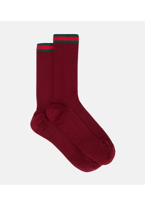 Gucci Web Stripe cotton-blend socks