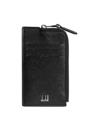 Dunhill Cadogan Leather Zip Card Holder