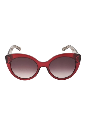 Salvatore Ferragamo Burgundy Gradient Butterfly Ladies Sunglasses SF964S 634 54