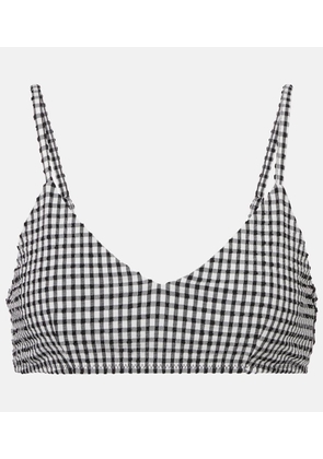 RÃ³he Gingham bralette