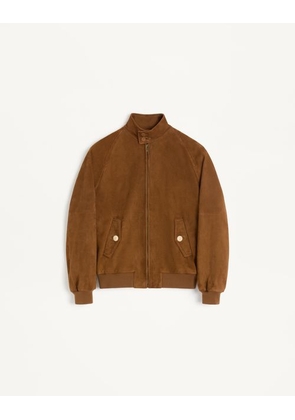 Valentino SUEDE JACKET Man BROWN 46