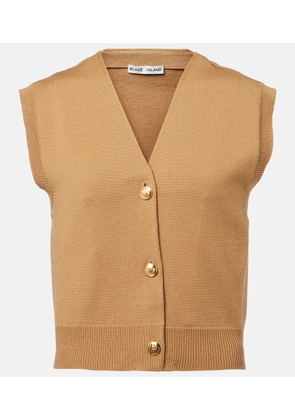 BlazÃ© Milano Sebright wool-blend sweater vest