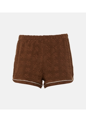 Tory Sport Jacquard terry shorts