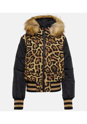 Goldbergh Kitty faux fur-trimmed puffer jacket