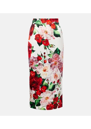Dolce&Gabbana Floral midi skirt