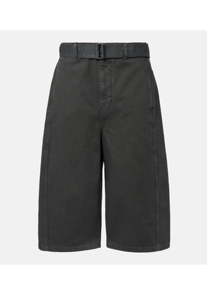 Lemaire Twisted denim shorts
