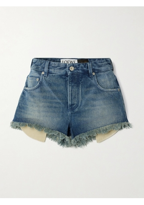LOEWE - + Paula's Ibiza Fringed Denim Shorts - Blue - FR 32,FR 34,FR 36,FR 38,FR 40,FR 42,FR 44