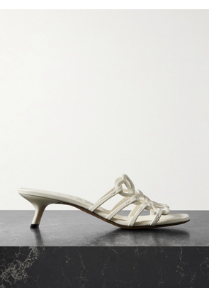 LOEWE - + Paula's Ibiza Petal Anagram Leather Sandals - White - IT35,IT36,IT37,IT38,IT39,IT40,IT41